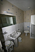 The Blue Room Bathroom with shower